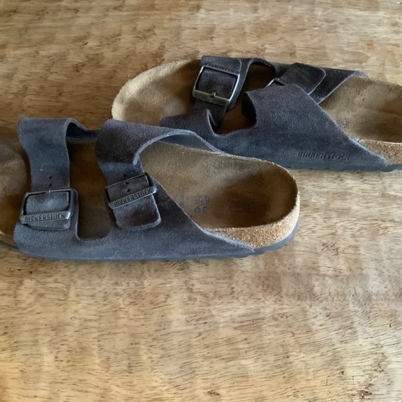 BIRKENSTOCK Arizona Soft Footbed Suede Leather  Velvet Gray - Picture 5 of 5